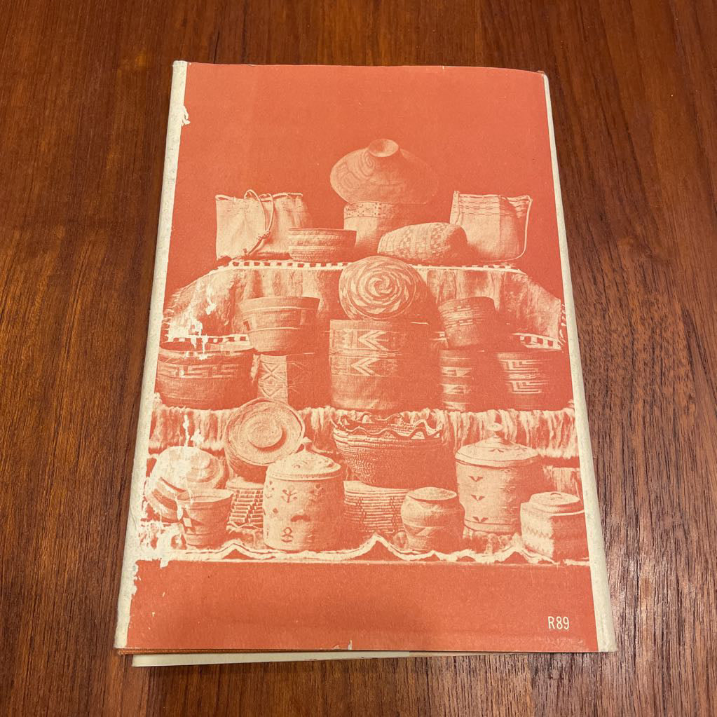 American Indian and Eskimo Basketry Book