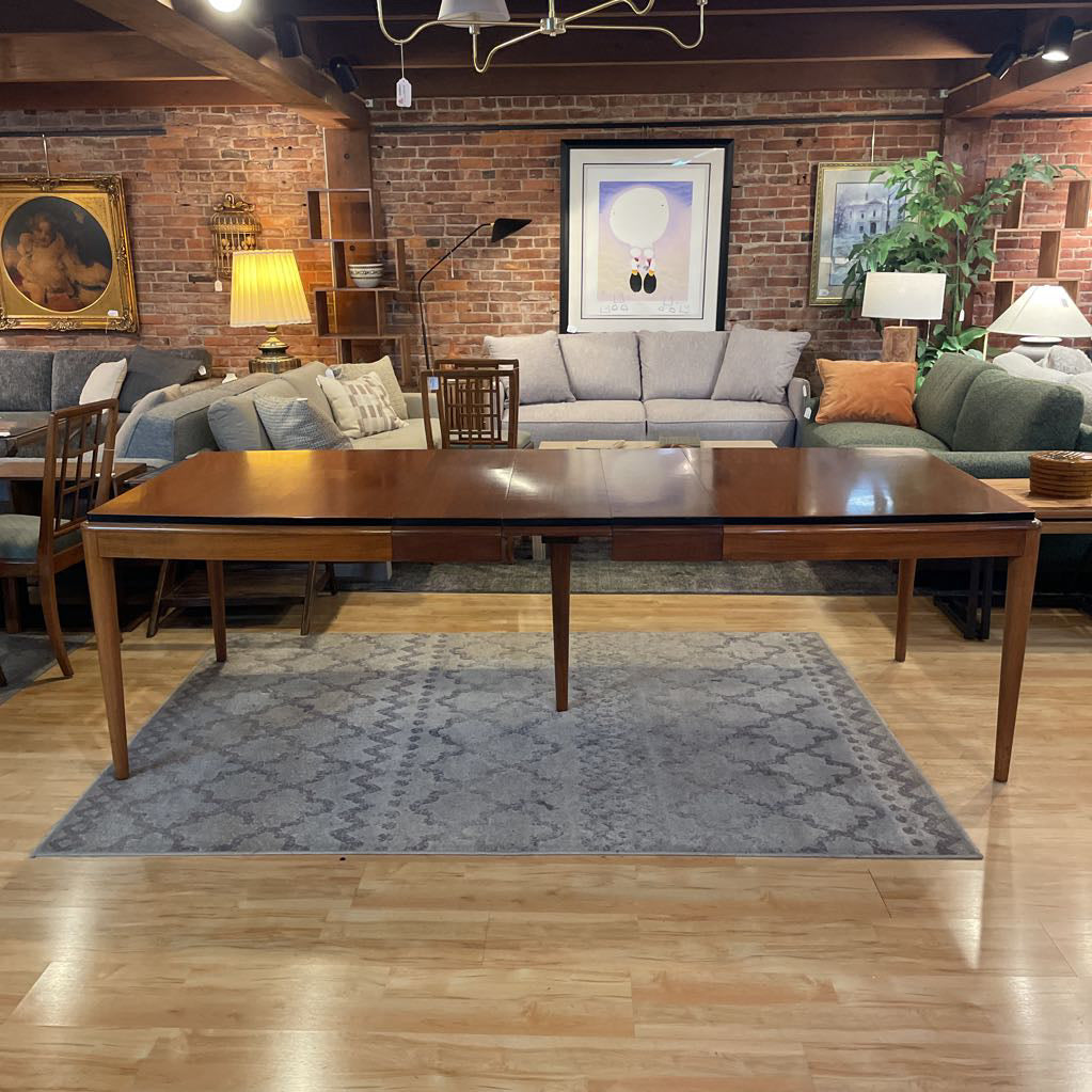 1950's Paul Frankl "Contemporary Line" MCM Expanding Dining Table & Six Chairs SET for Johnson Furniture C DINING TABLES