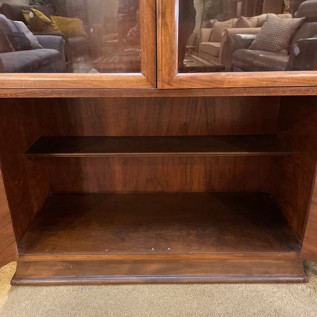 1950's Paul Frankl "Contemporary Line" MCM China Cabinet for Johnson Furniture w/ Key C CABINETS