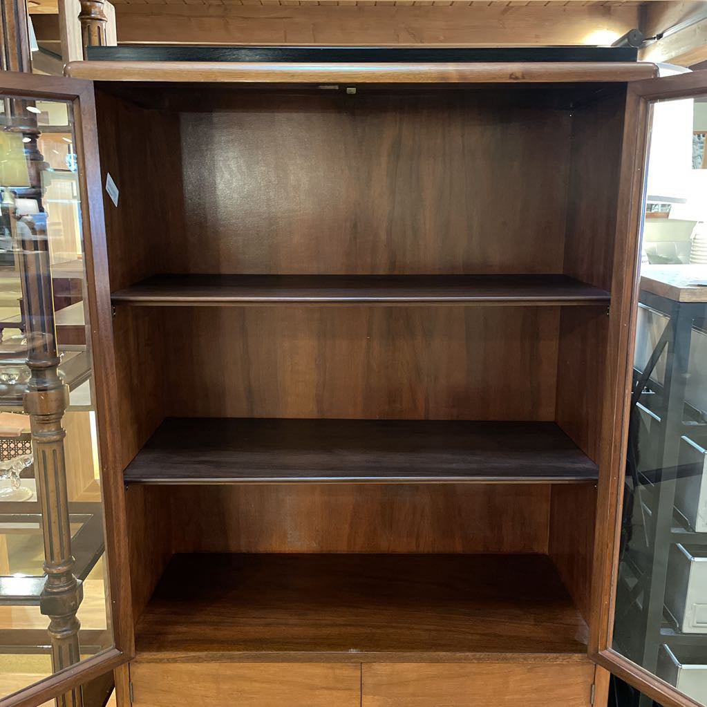 1950's Paul Frankl "Contemporary Line" MCM China Cabinet for Johnson Furniture w/ Key C CABINETS
