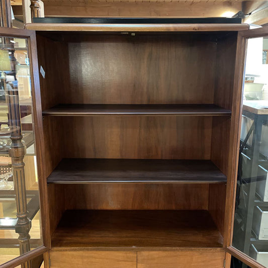 1950's Paul Frankl "Contemporary Line" MCM China Cabinet for Johnson Furniture w/ Key C CABINETS