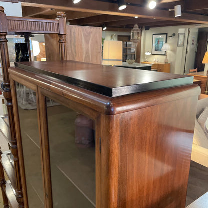 1950's Paul Frankl "Contemporary Line" MCM China Cabinet for Johnson Furniture w/ Key C CABINETS