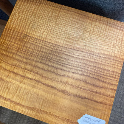 Vintage Funky Hardwood Dropfront Side Table C SIDE TABLES