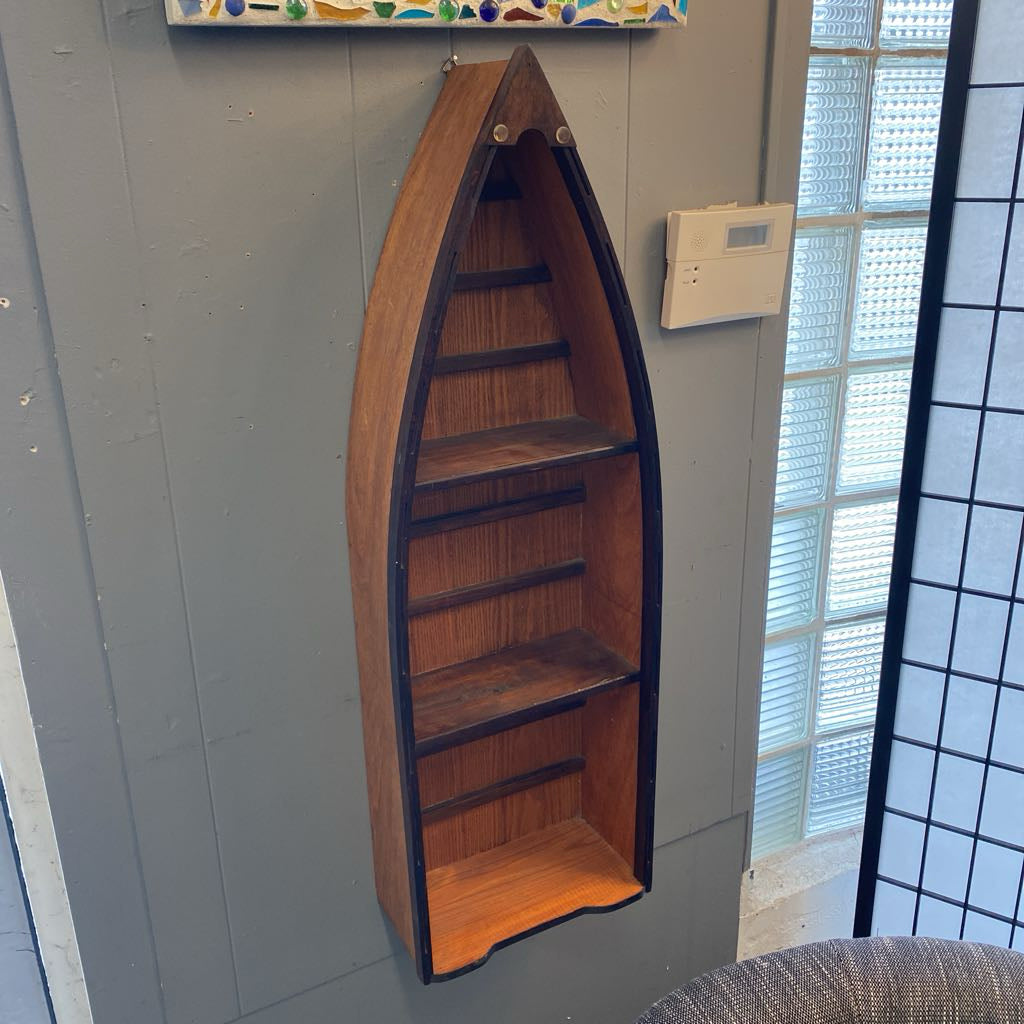 Wall Hung Boat Shelf C BOOKSHELVES
