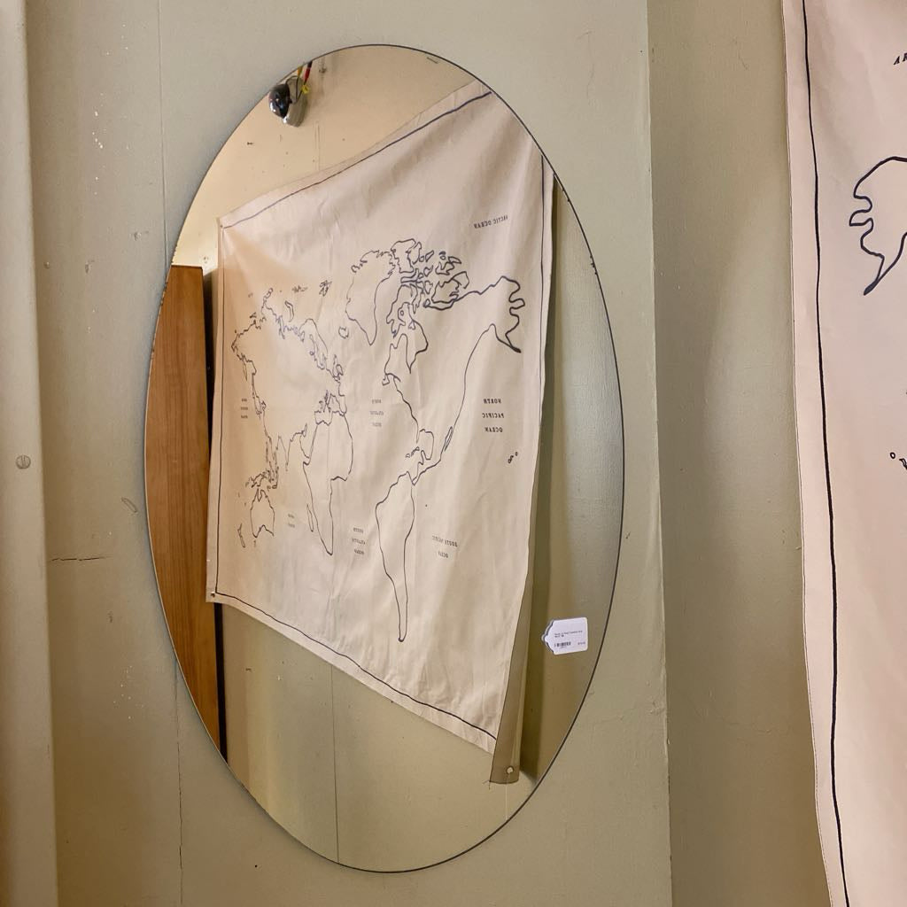 Ready to Hang Frameless Oval Mirror