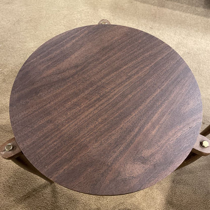 MCM Round Formica Top Stacking Tables SET of 3 C SIDE TABLES