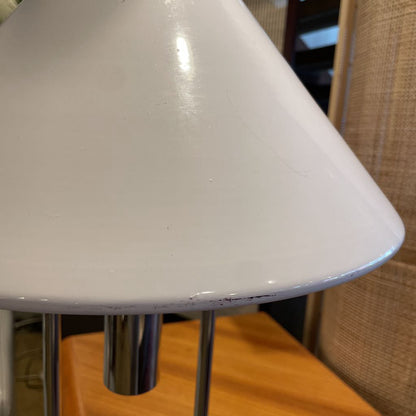 Robert Sonneman White and Chrome MC Floor Lamp
