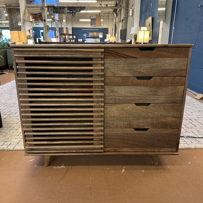 Birger 4 Drawer 1 Door Chest