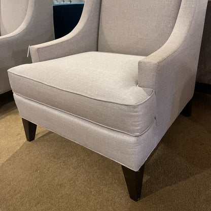 Ethan Allen Grey Sloped Arm Accent Chair U ACCENT CHAIRS