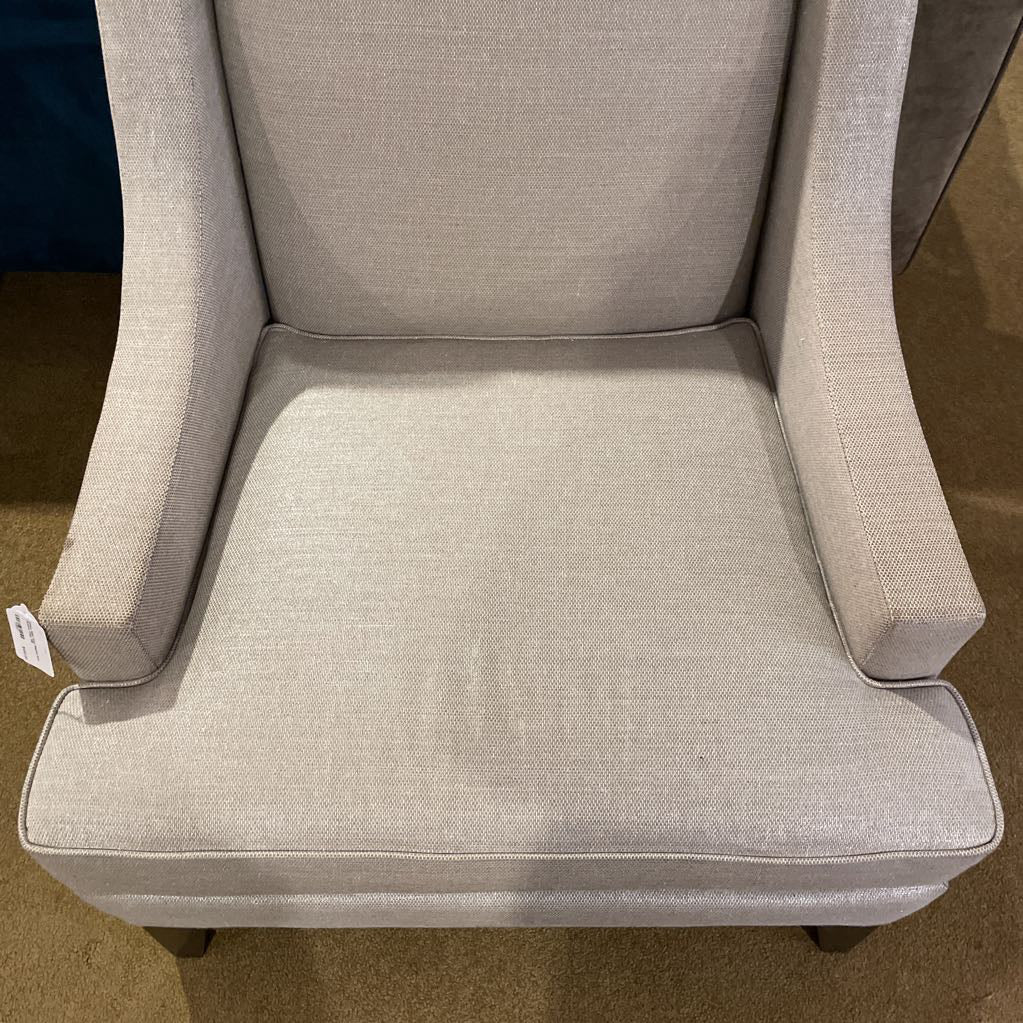 Ethan Allen Grey Sloped Arm Accent Chair U ACCENT CHAIRS