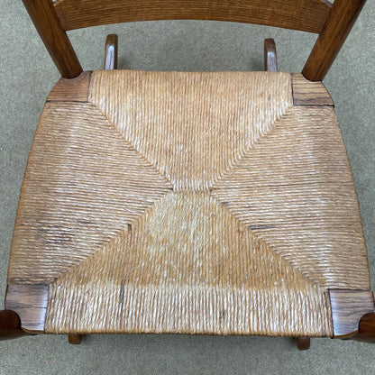Boling Chair Co. No. 278 Woven Seat Ladder Back Rocking Chair
