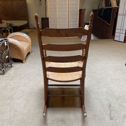 Boling Chair Co. No. 278 Woven Seat Ladder Back Rocking Chair
