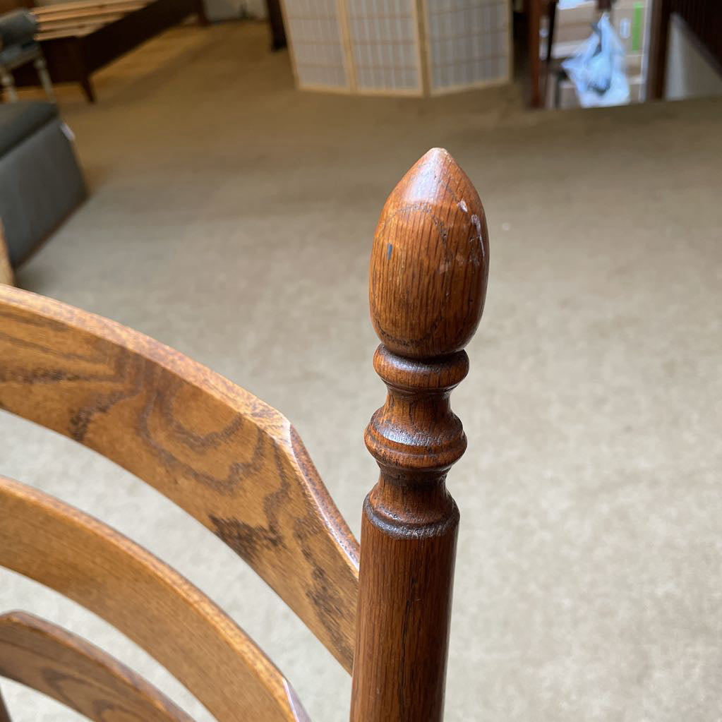 Boling Chair Co. No. 278 Woven Seat Ladder Back Rocking Chair