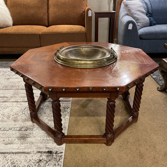 Octagonal Wooden Warming Table C COFFEE TABLES