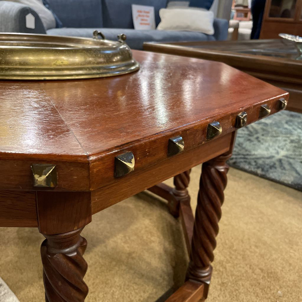 Octagonal Wooden Warming Table
