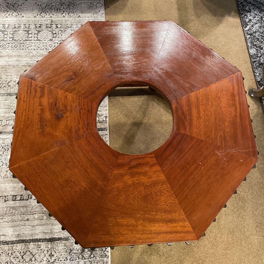 Octagonal Wooden Warming Table