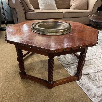 Octagonal Wooden Warming Table
