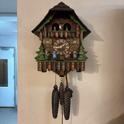 Wood Carved Cuckoo Clock