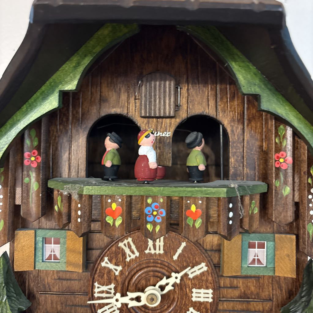 Wood Carved Cuckoo Clock