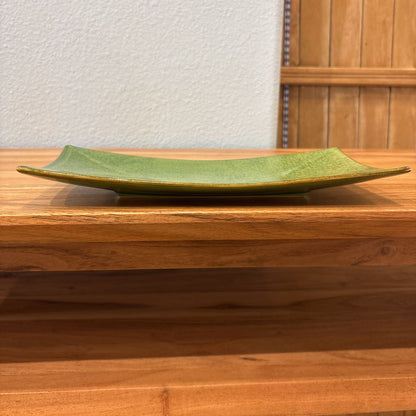 Green Glazed Tray
