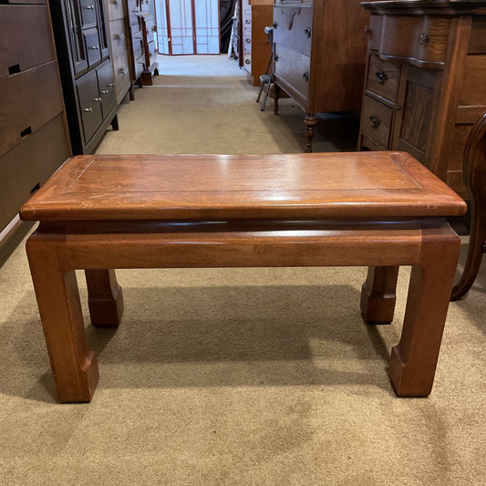 Wooden Chinoiserie Bench C ACCENT BENCHES