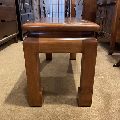 Wooden Chinoiserie Bench C ACCENT BENCHES
