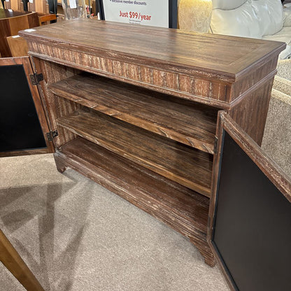 Rustic Mercury Glass Cabinet
