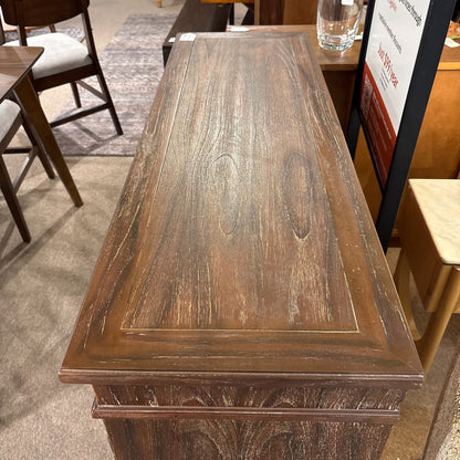 Rustic Mercury Glass Cabinet