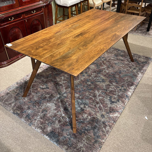 Walnut MC Rect Dining Table