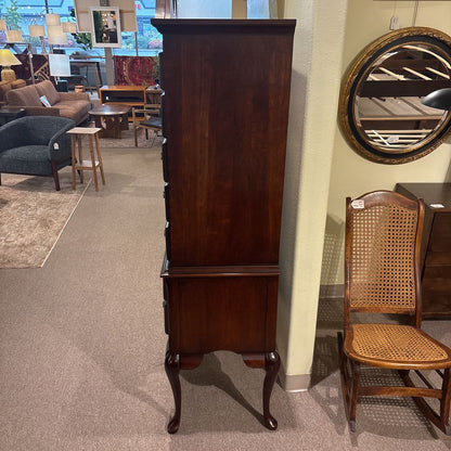 Vintage Lea Queen Anne Style Highboy