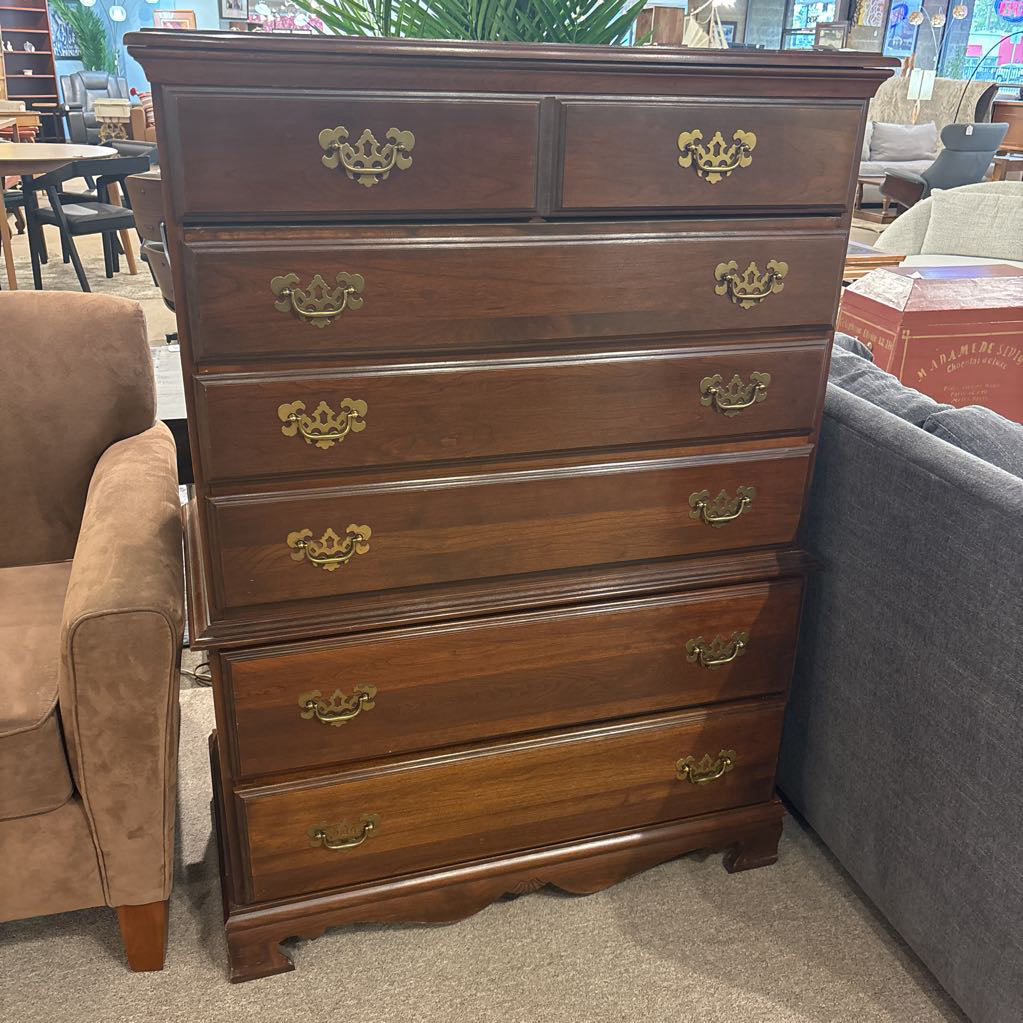 Ethan Allen Traditional 6 Drawer Highboy