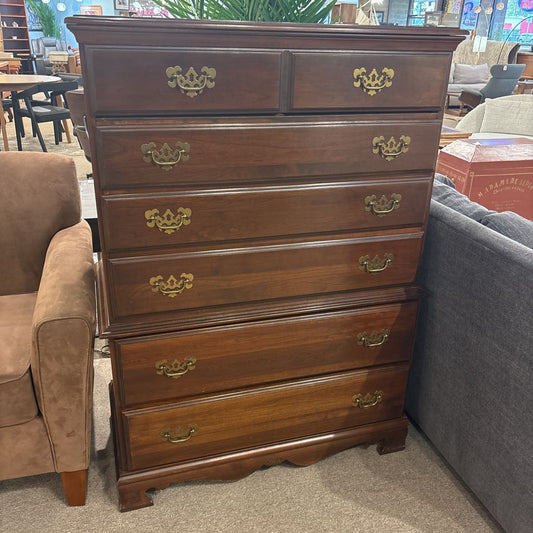 Ethan Allen Traditional 6 Drawer Highboy