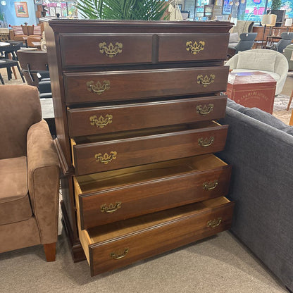 Ethan Allen Traditional 6 Drawer Highboy