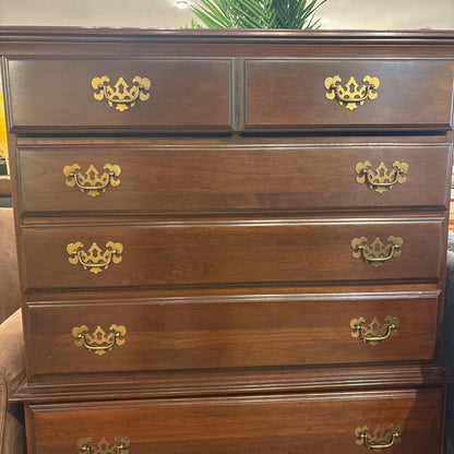 Ethan Allen Traditional 6 Drawer Highboy