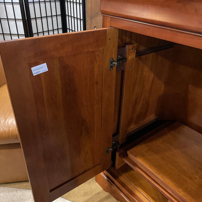 Grange Warm Wood Sliding Door Box TV Cabinet/Media Console C MEDIA STANDS