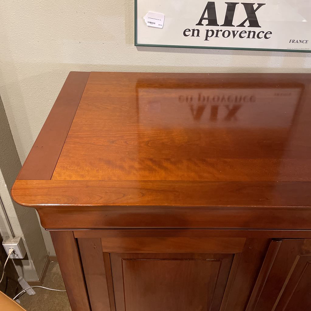 Grange Warm Wood Sliding Door Box TV Cabinet/Media Console C MEDIA STANDS