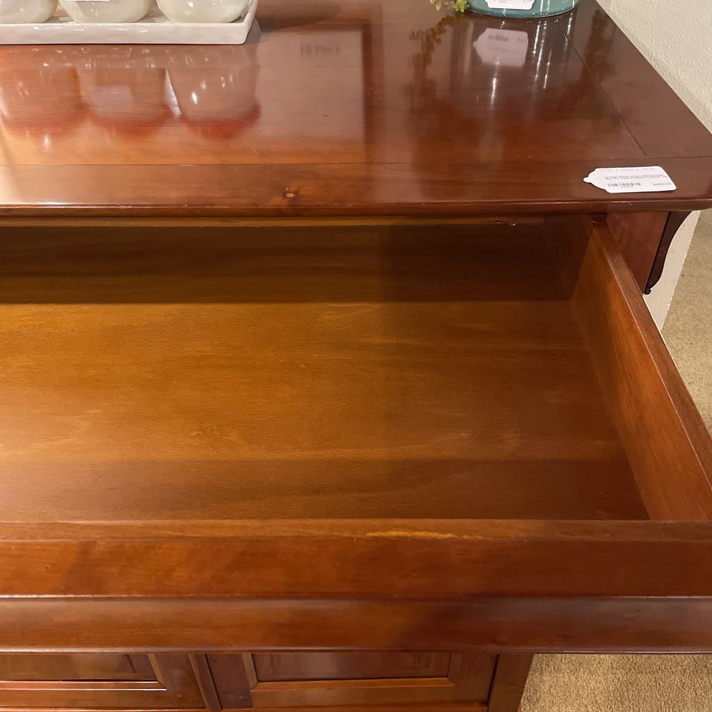 Grange Warm Wood Sliding Door Box TV Cabinet/Media Console C MEDIA STANDS