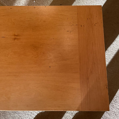 Danish Wood Rectangular Side Table