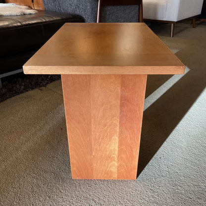 Danish Wood Rectangular Side Table