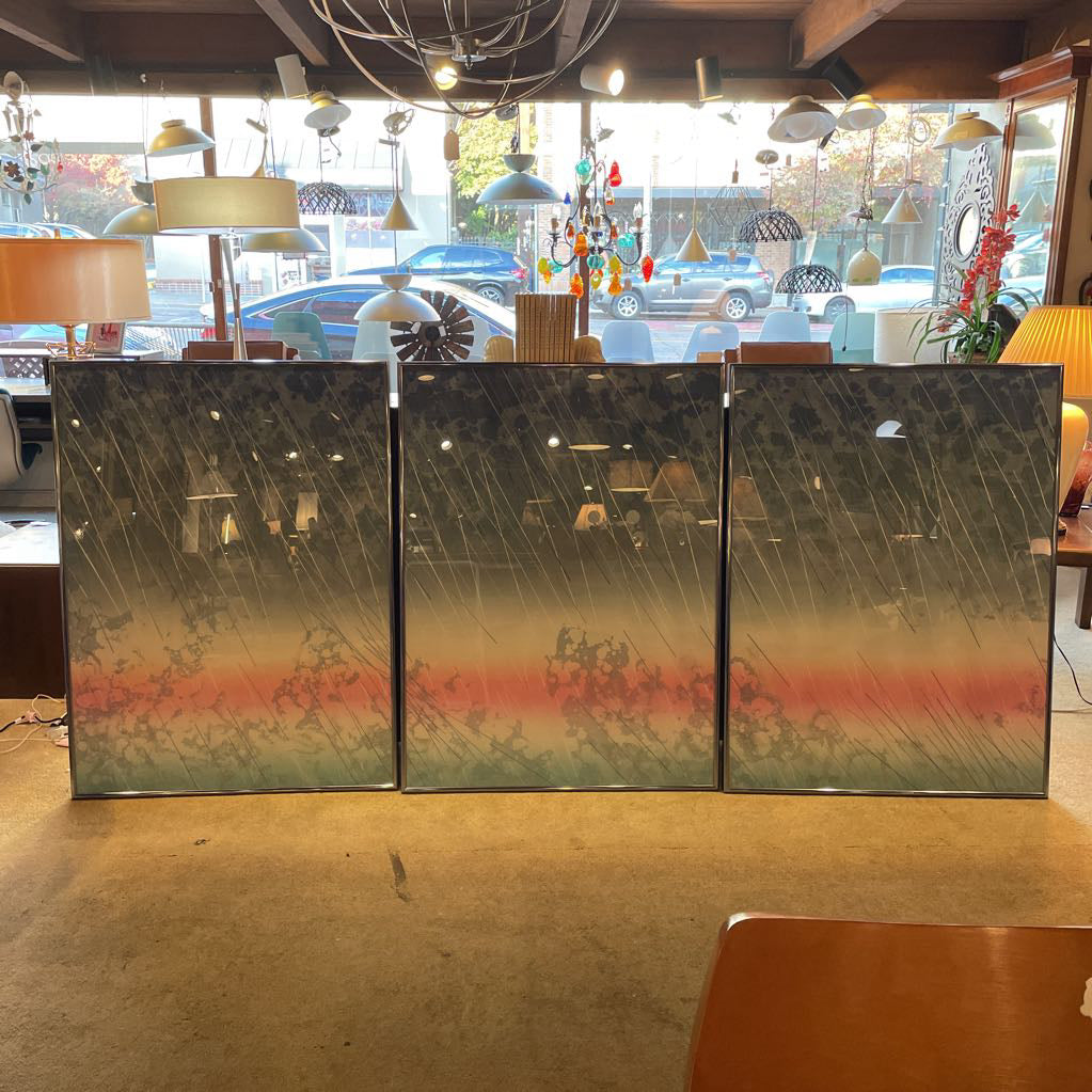 Joe Feddersen Rainscape Triptych Art ART