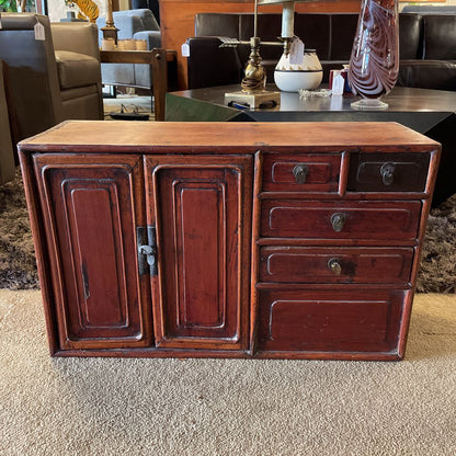 Antique Chinoiserie Small Cabinet