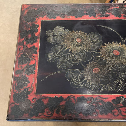Oranate Hand Painted Chinoserie Small Cabinet
