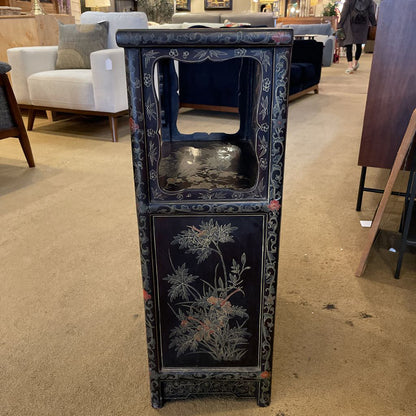 Oranate Hand Painted Chinoserie Small Cabinet