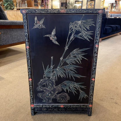 Oranate Hand Painted Chinoserie Small Cabinet