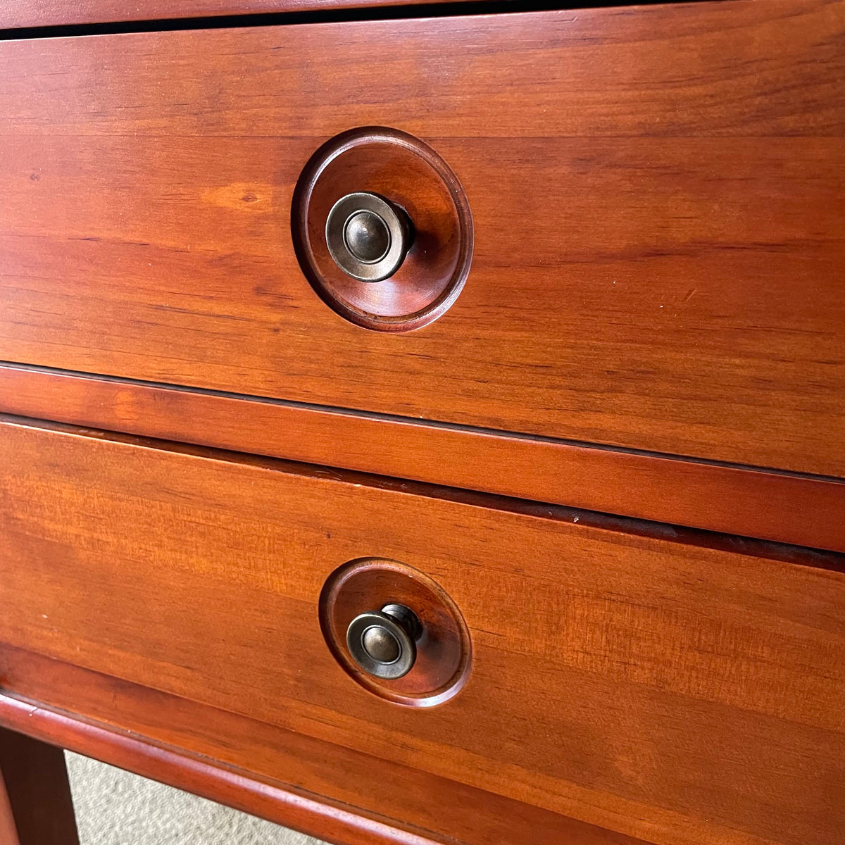 Warm Tone 2 Drawer Nightstand C NIGHTSTANDS