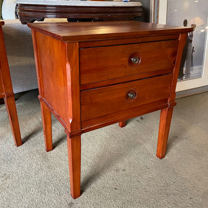 Warm Tone 2 Drawer Nightstand C NIGHTSTANDS
