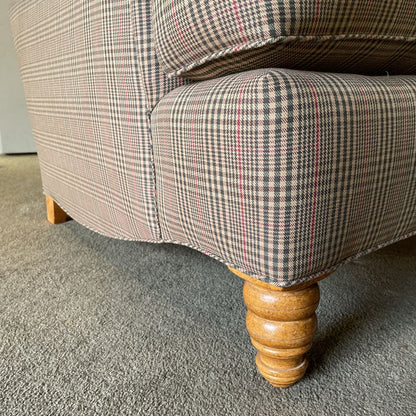 Zambrano Brown Plaid Ralph Lauren Upholstry Accent Chair