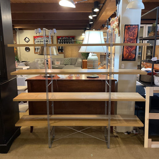 Blonde Oak Ikea Enetri Open Shelving