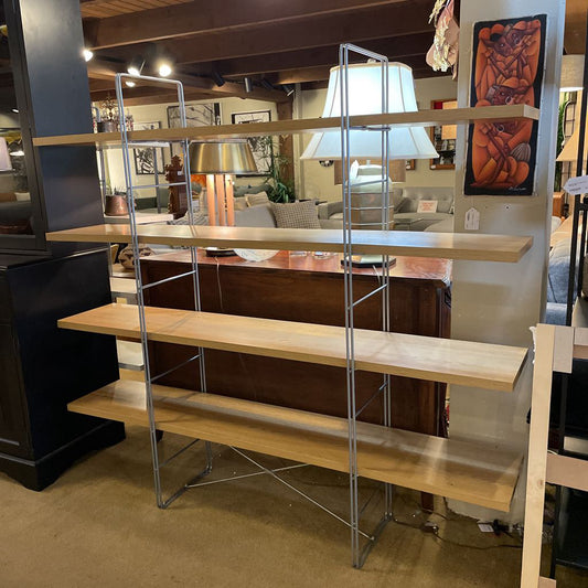 Blonde Oak Ikea Enetri Open Shelving