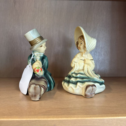 Boy and Girl Vintage Bookends
